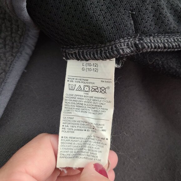 Old Navy Kids Active sherpa fleece zip-up jacket size Large (10–12) - Picture 8 of 9